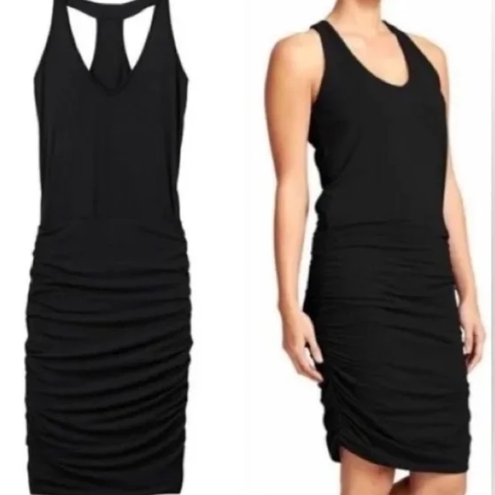 Athleta Ayer Racerback Ruched Dress